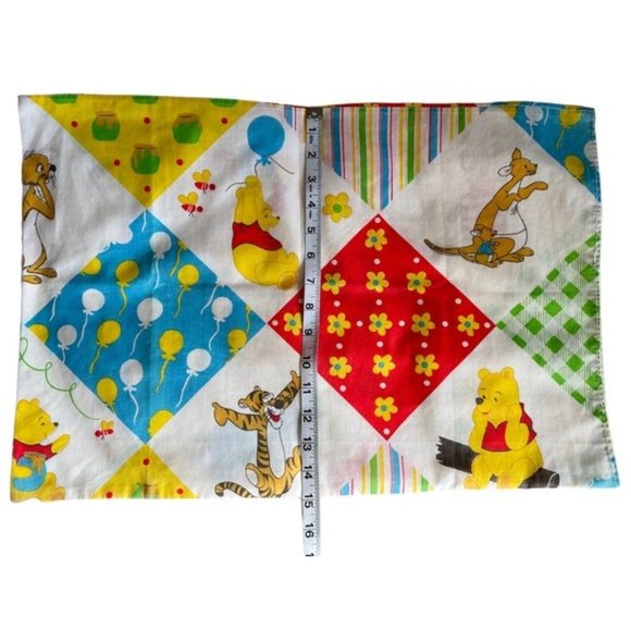 Vintage 90s Disney Winnie The Pooh Patchwork Pillowcases - Picture 7 of 12